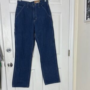 NEW NWT CARHARTT Original Fit Work Dungaree size 31x34 Carpenter jeans